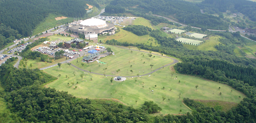 太平山リゾート公園グラウンド・ゴルフ場航空写真